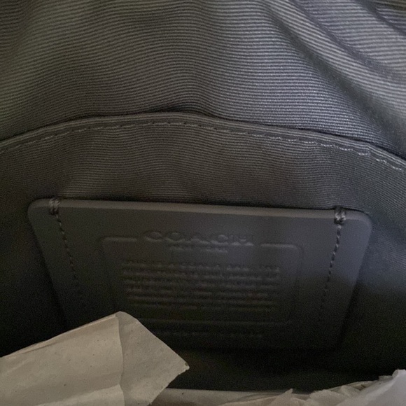 Coach Track Crossbody In ColorBlock with Coach Branding on Front Flap - Picture 8 of 16